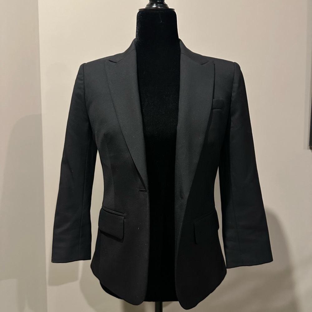J.Crew Super 120’s Black Blazer - Picture 4 of 6